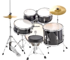 Description de la batterie acoustique Millenium MX Jr.Junior Drumset